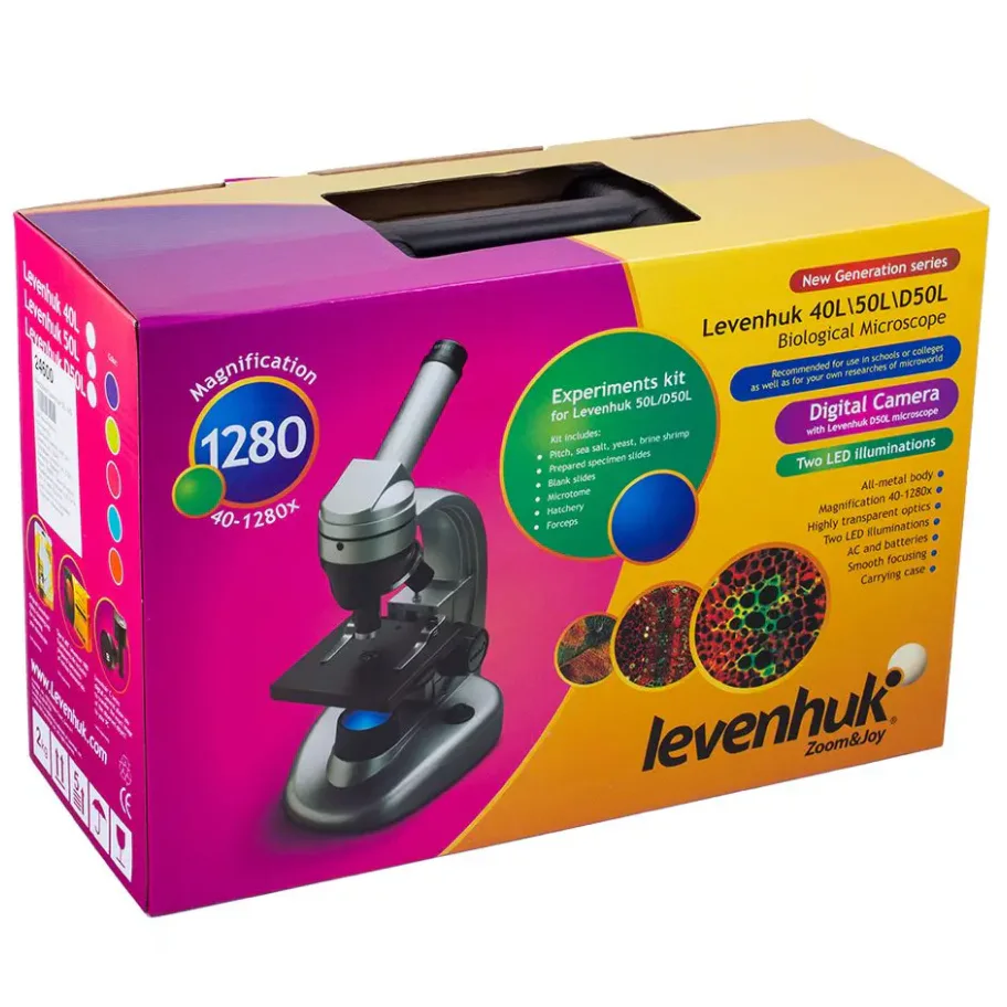 Microscope Levenhuk Rainbow 50L NG Amethyst / Amethyst