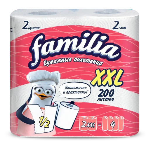 Familia Paper Towels 2Slee 2Rulone XXL