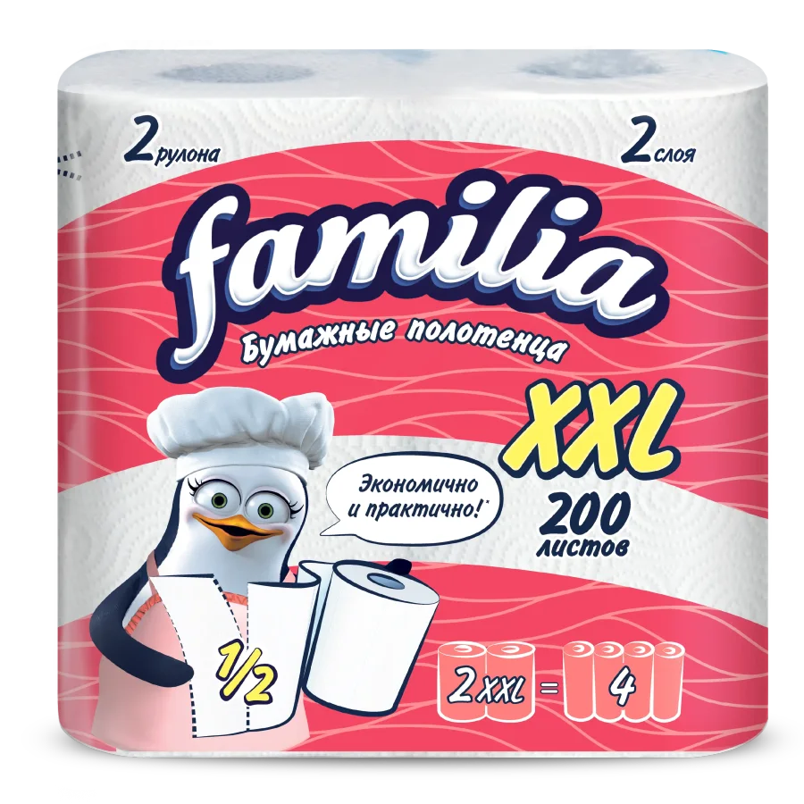 Familia Paper Towels 2Slee 2Rulone XXL