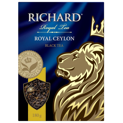 Richard Tea "Royal Ceylon" Black Largened 180g