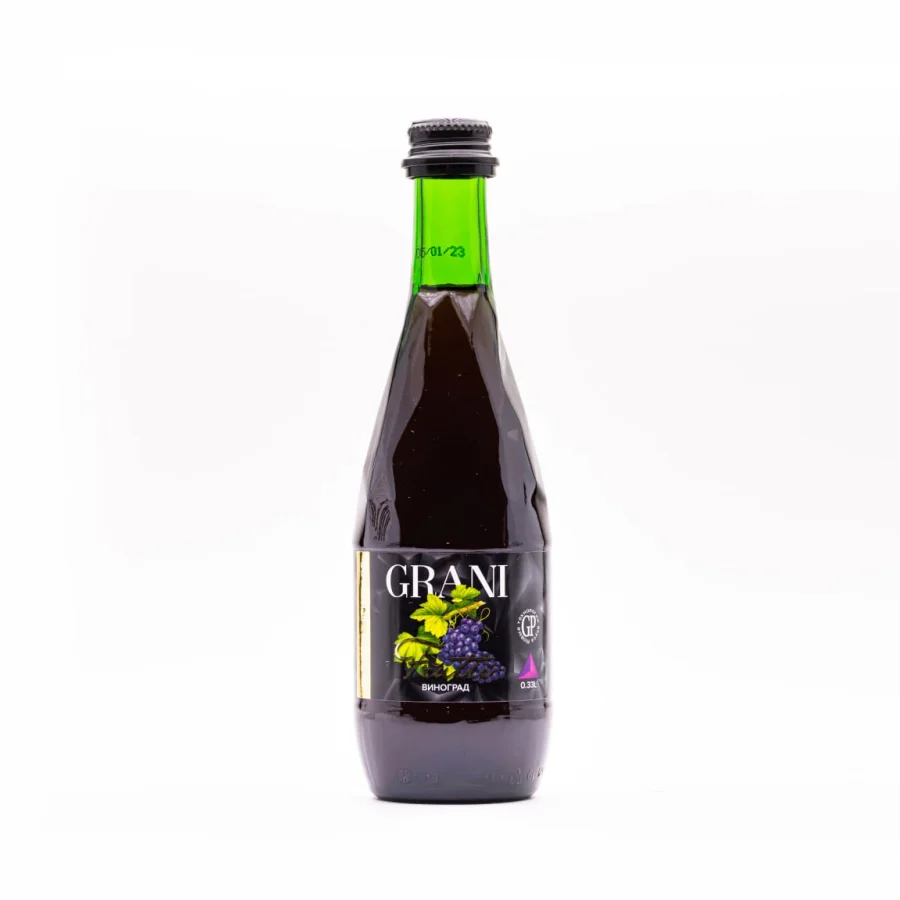 Premium lemonade "Grani" Grapes 0,33L