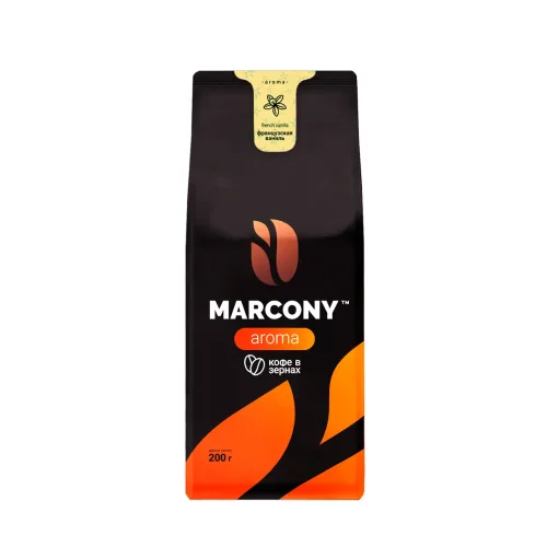 Кофе зер. MARCONY AROMA со вкусом Французской ванили (200г) м/у