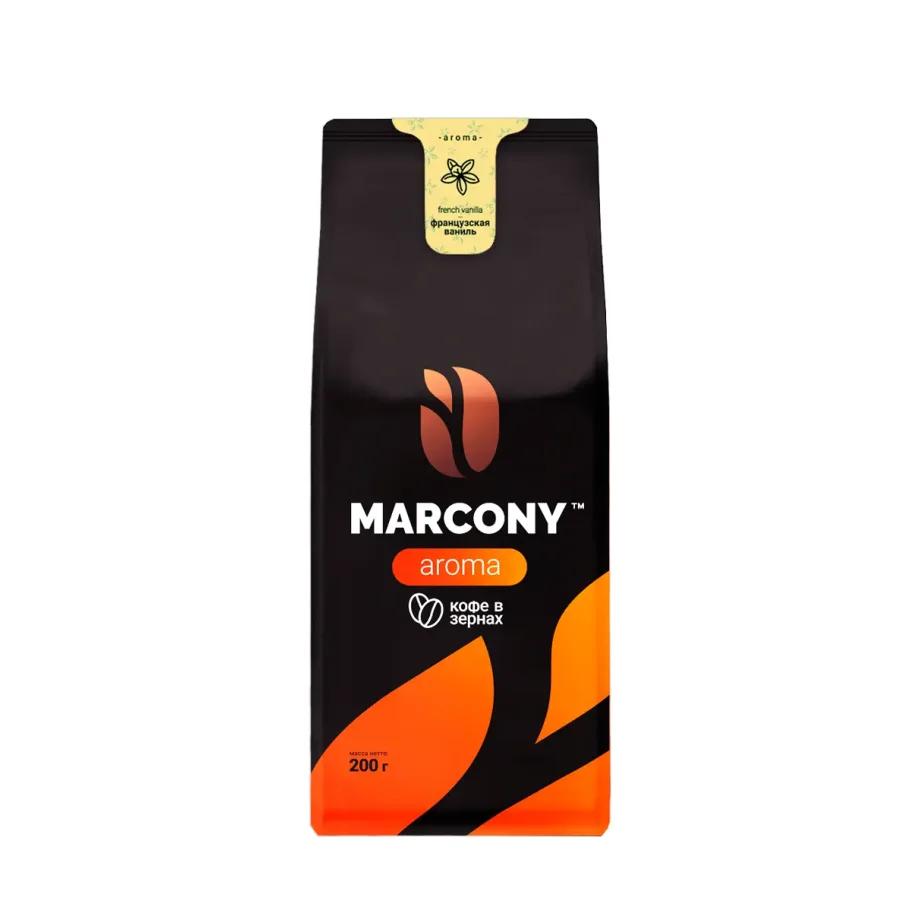 Coffee messenger Marcony Aroma with the taste of French vanilla (200g) m / y