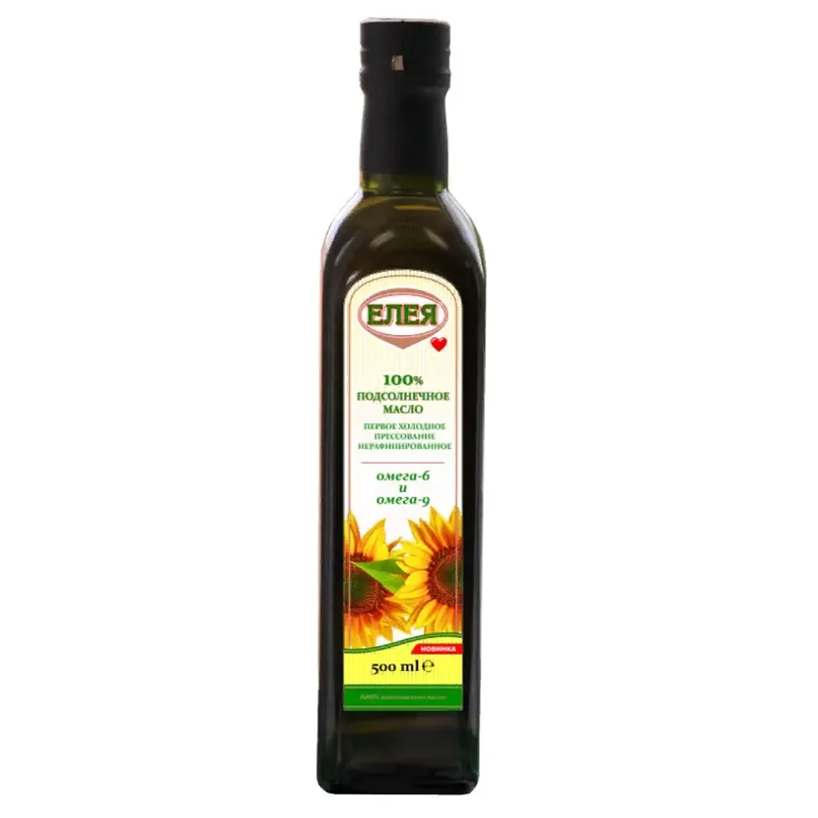 Sunflower oil "Ely" of the first cold spinning, 500ml