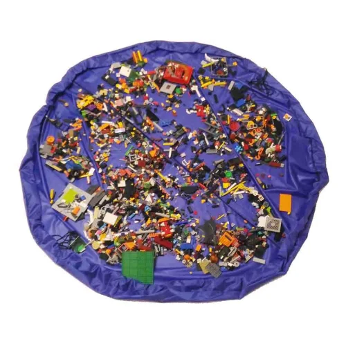 Matte für "Lego" Durchmesser 90 cm, Farbe Kornblume