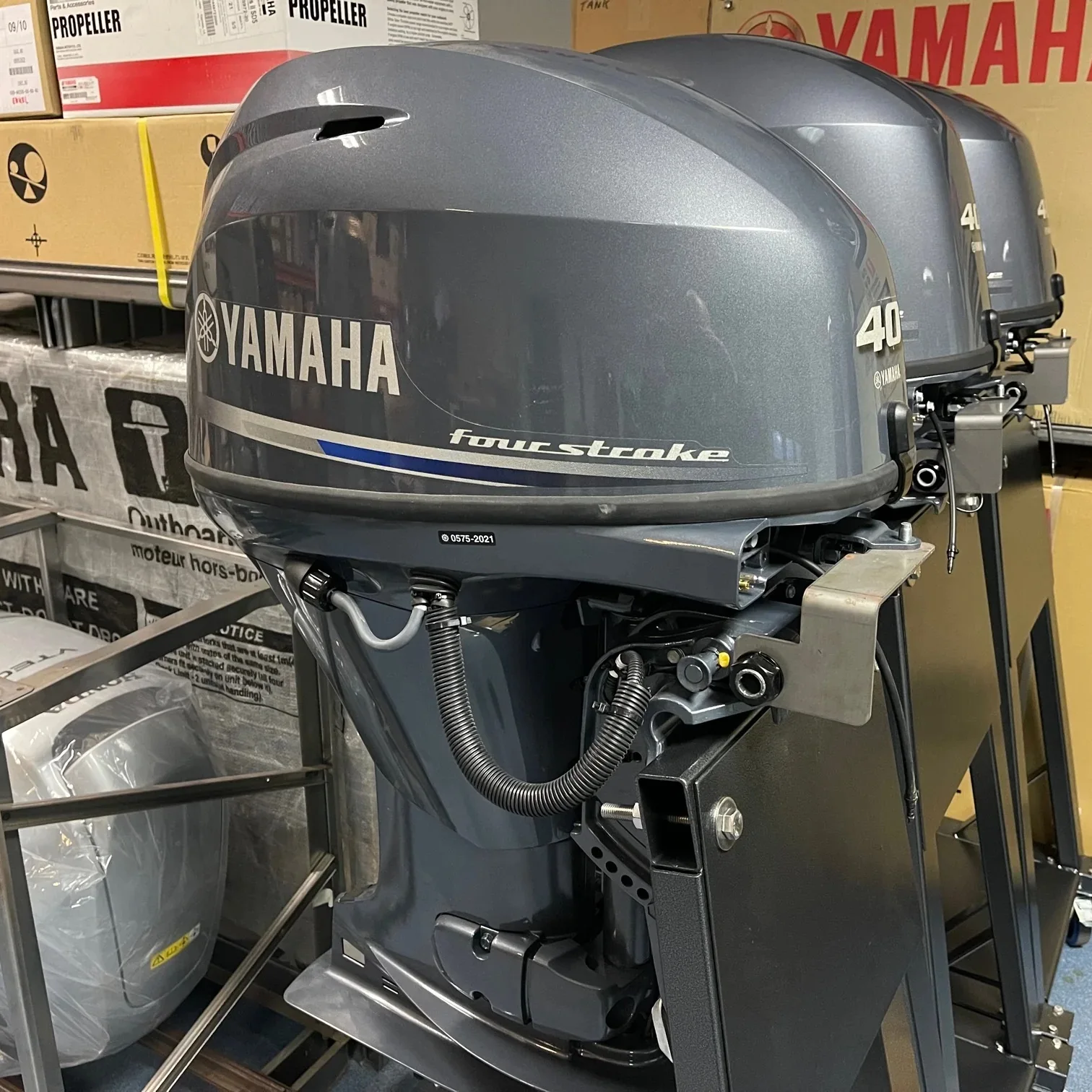 Used Yamaha 40HP 4-Stroke Outboard Motor Engine