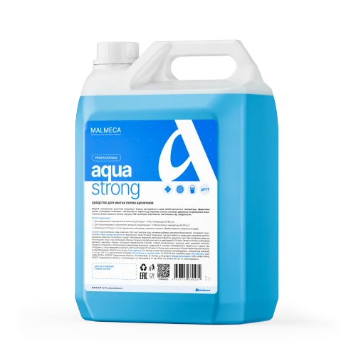 Щелочное средство для мытья полов низкопенное Aqua Strong 5л