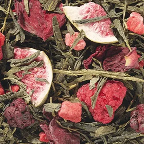 Green tea flavored Berries in figs