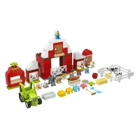 Конструктор LEGO DUPLO Фермерский трактор, домик и животные 10952