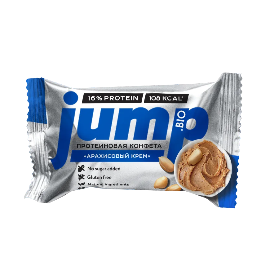 JUMP ONE Protein nut-fruit candies "Peanut cream"