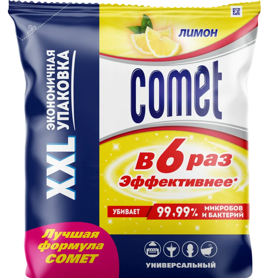 Чистящее средство Comet 900г банка Лимон