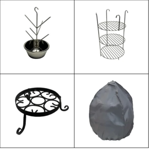 Accessories for tandoor: bookcases, Christmas trees, covers, stands. 