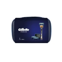 Подарочный набор мужской Gillette Proglide бритва с 1 кассетой + 2 касс. + чехол в косметичке