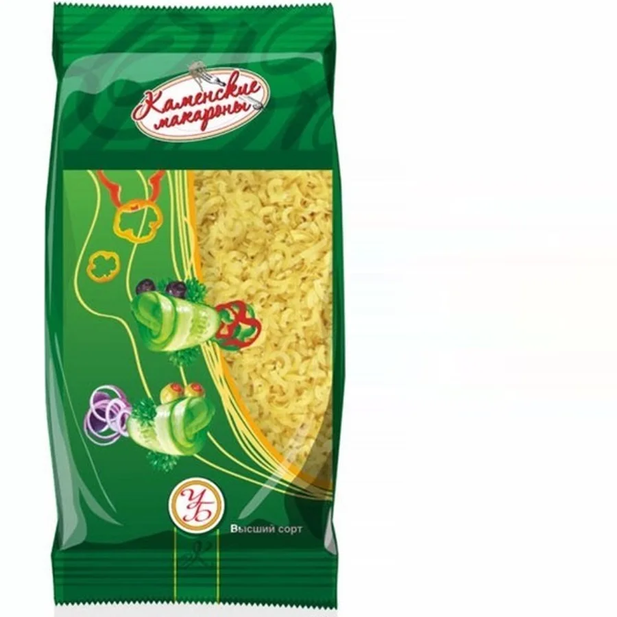 Kamen macaroni noodles flat