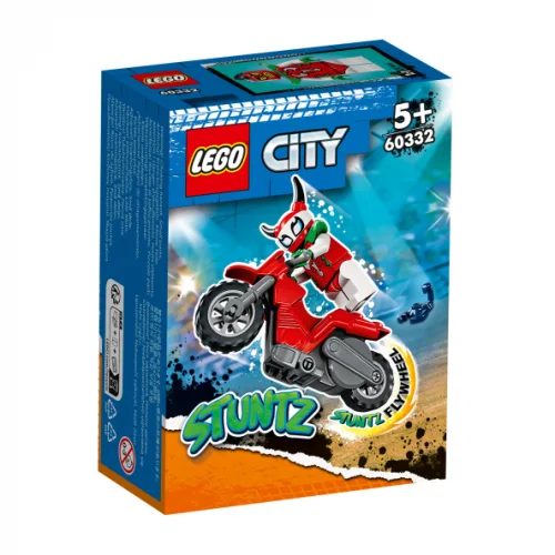 Конструктор LEGO City Stuntz Трюковой мотоцикл Отчаянной Скорпионессы 60332
