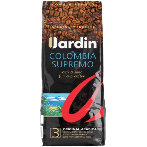 Coffee in the grain of Jardin Colombia Supremo