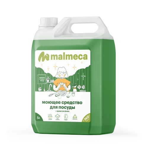 Dishwashing detergent with Apple flavor Malmeca 5l