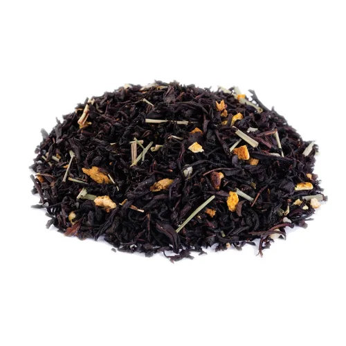 Tea black flavored with ginger and lemon