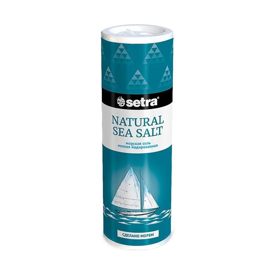 Соль морская мелкая йодированная