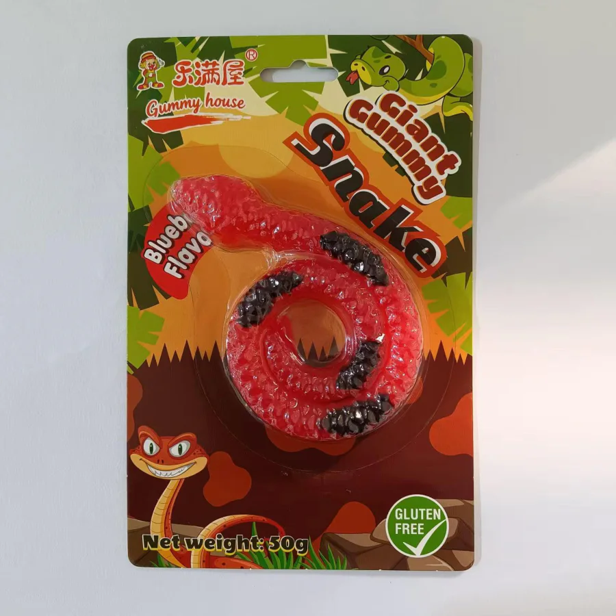 Жевательный Мармелад Gummy House Гигантская Змея 50 гр 1/12шт/6 блочков