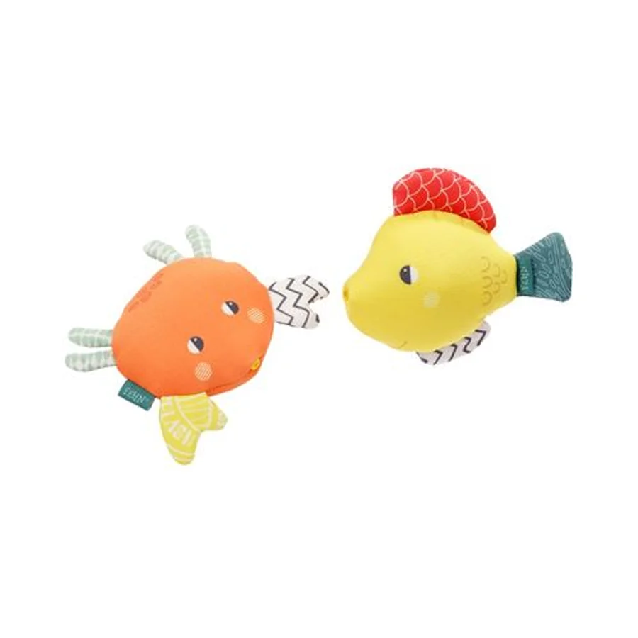 Краб и рыбка Plansch & Play Набор из 2 игрушек для купания Fehn 050011