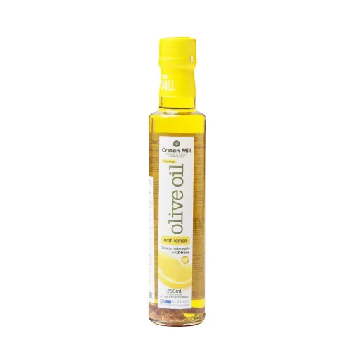 Olive oil E. V. with lemon CRETAN MILL 0.25l