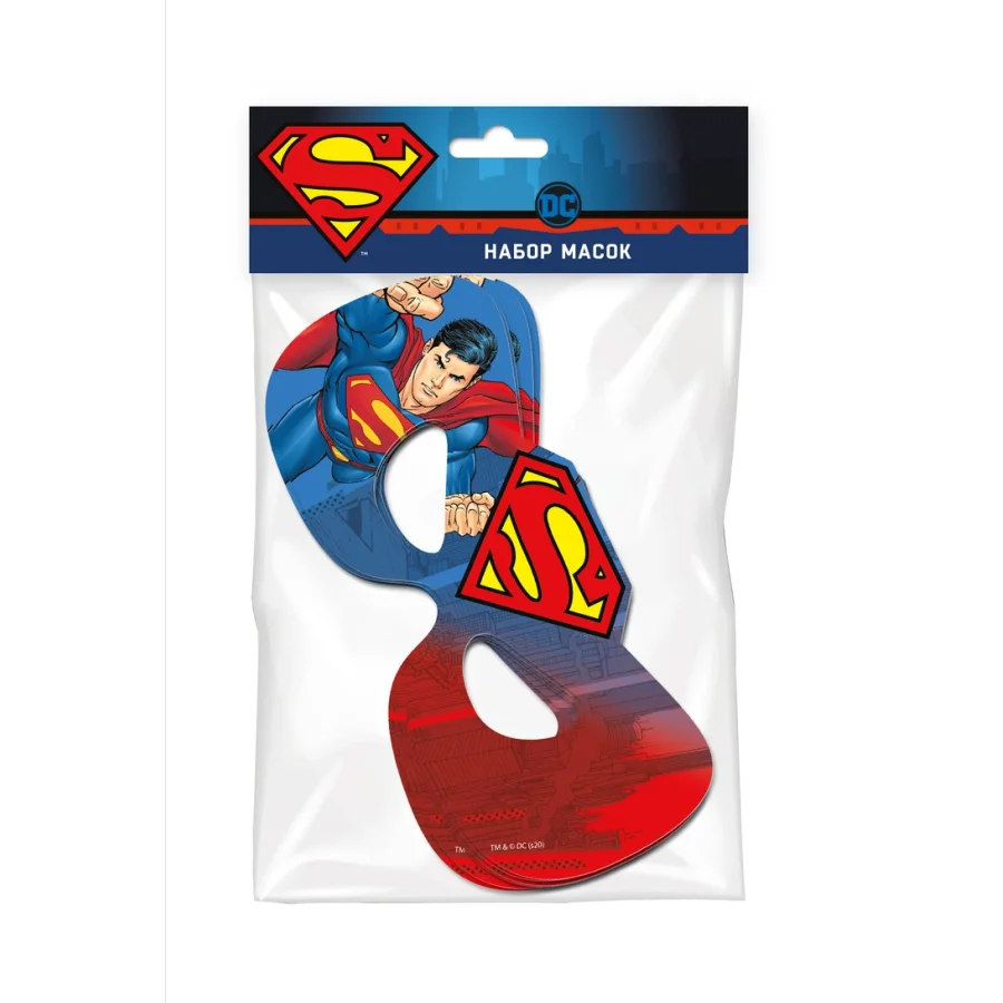 Superman. Набор масок-2, 6 шт