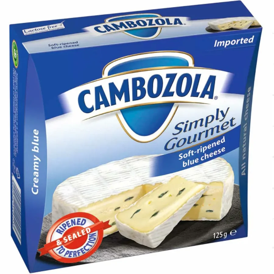 Soft cheese with mold Cambozola