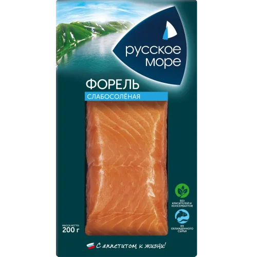 Lightly salted trout fillet-piece "Russian Sea" 300g 1/6 +mode 
