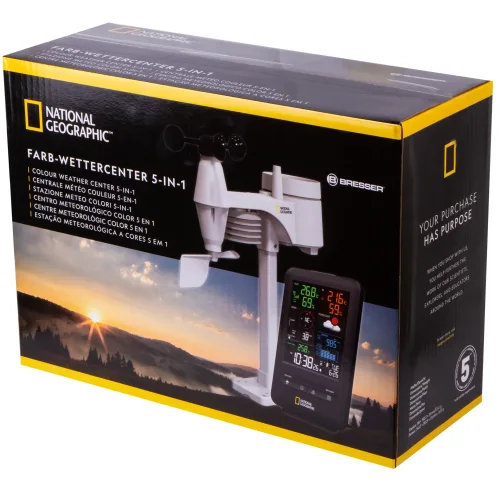 Weather Station Bresser National Geographic «5 in 1» with a color screen