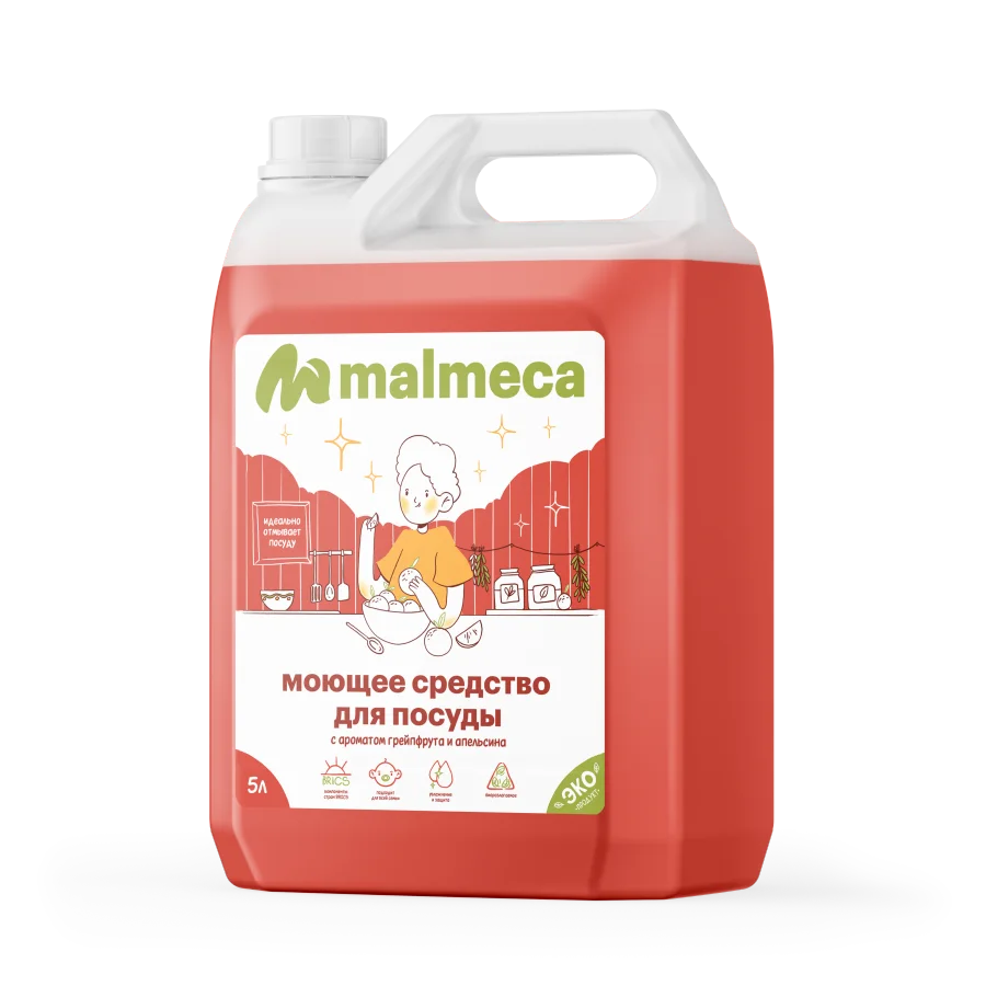 Dishwashing detergent with Grapefruit and orange fragrance Malmeca 5l