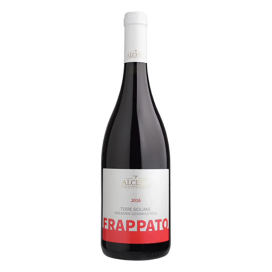 Wine protected geographical indication Dry red region Sicily «Assti Frappato IGT Terre Schiliana» 2017 13% 0.75