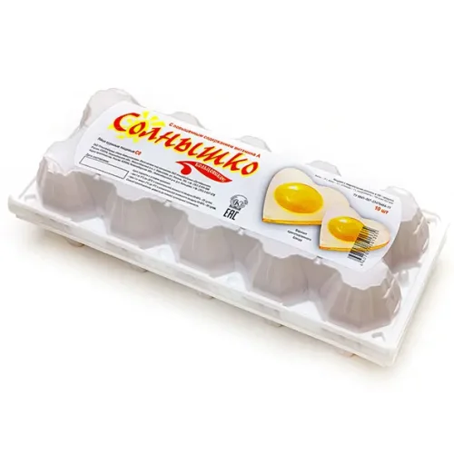 Яйцо 1 категории в контейнере  "Солнышко"	