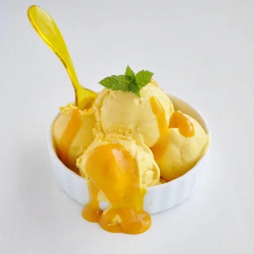 Сухая смесь для приготовления мороженого со вкусом манго 