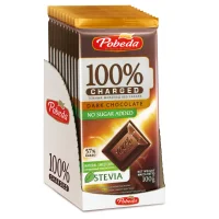 Шоколад темный Победа вкуса Чаржед 57% какао без добавления сахара, 100 г