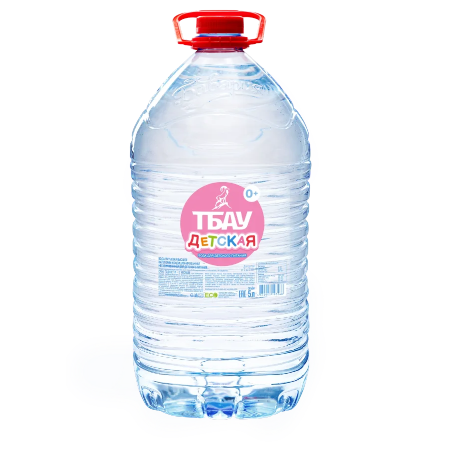 Children's water TBAU 5 liters b / gas