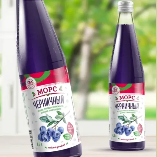 Blueberry juice, 0.5 l / 24 flavors