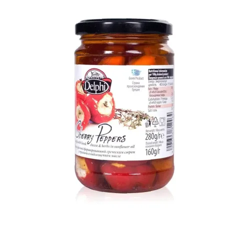 Pepper kr. minced meat. greek cheese with herbs in sunflower oil DELPHI 280g