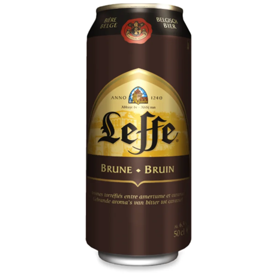 Пиво Leffe brune (Леффе Брюн) 0,5 л банка