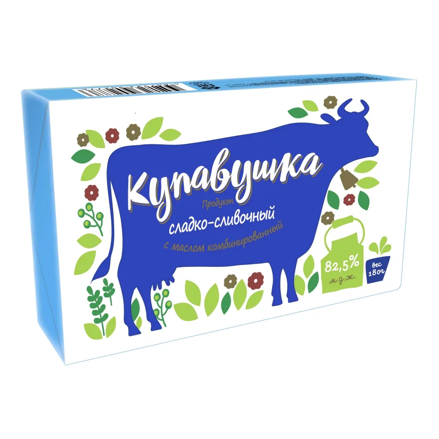 Sweet-creamy product with oil combined «Kupavushka«
