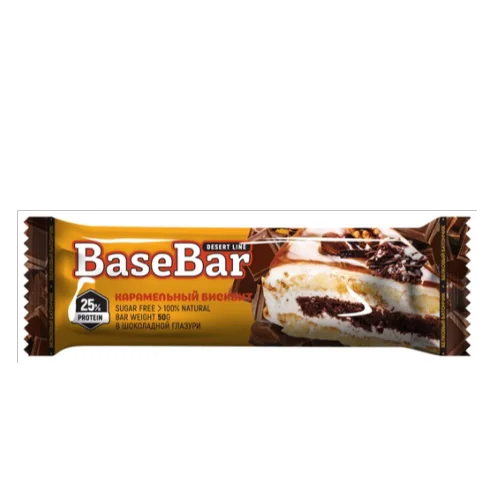 Base Bar Desert Line Bar with Caramel Biscuit, 60g