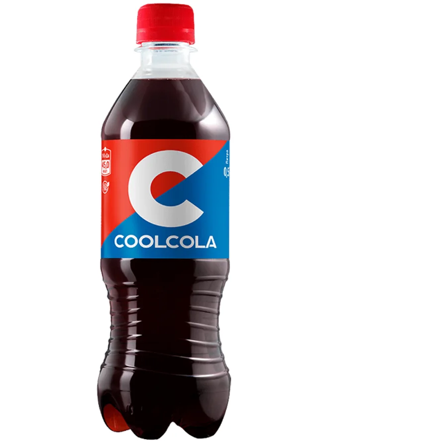 COOLCOLA 0.5l. Expressive and refreshing drink with a cult taste.