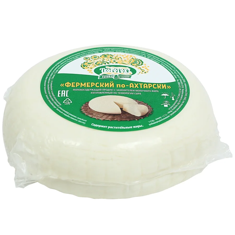 Milk-containing product with ZMZH according to the technology of soft cheese with M.Zh.D. 30% of «cottages«