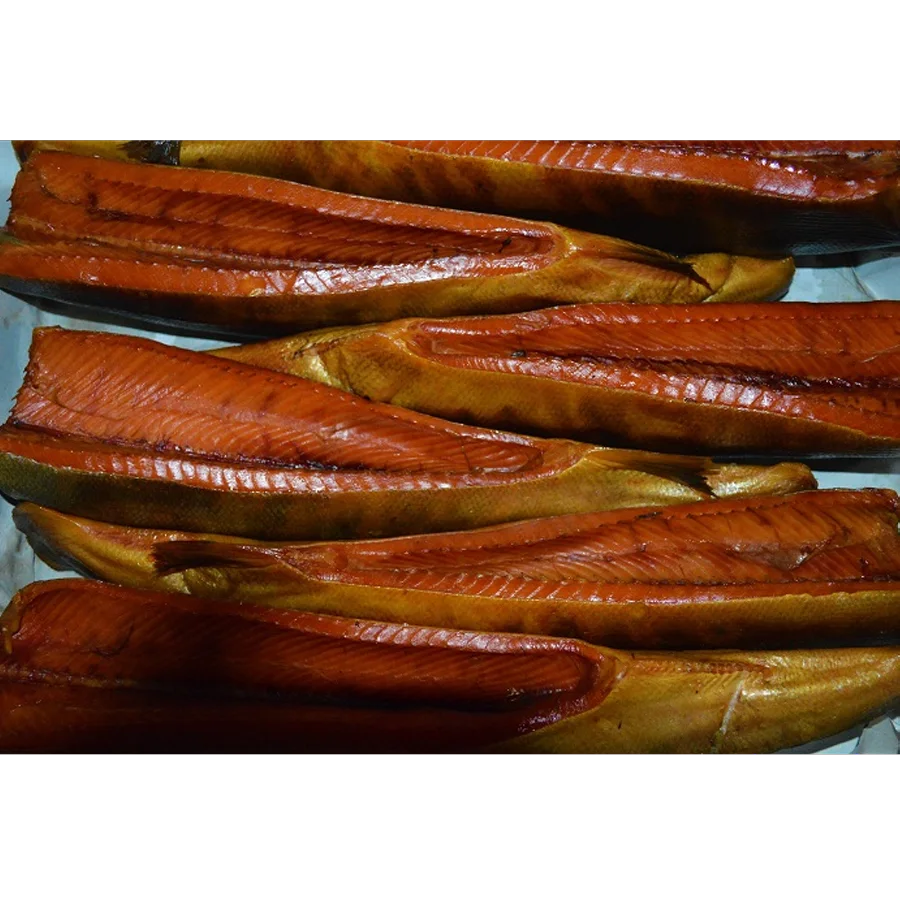 Balyk cold smoked chum salmon