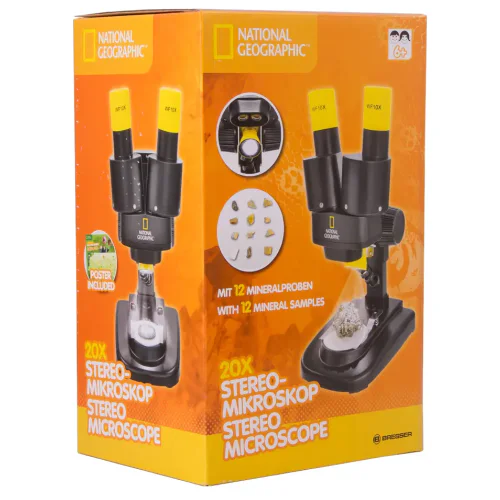Microscope Stereoscopic Bresser National Geographic 20X