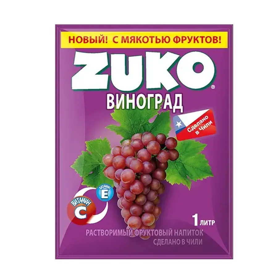 Zuko drink with taste of grapes
