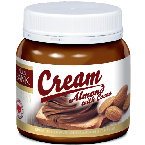 Nutty almond cream paste with cocoa 250 g