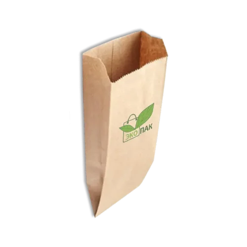 Paper bag with V-shaped bottom with and without seal
