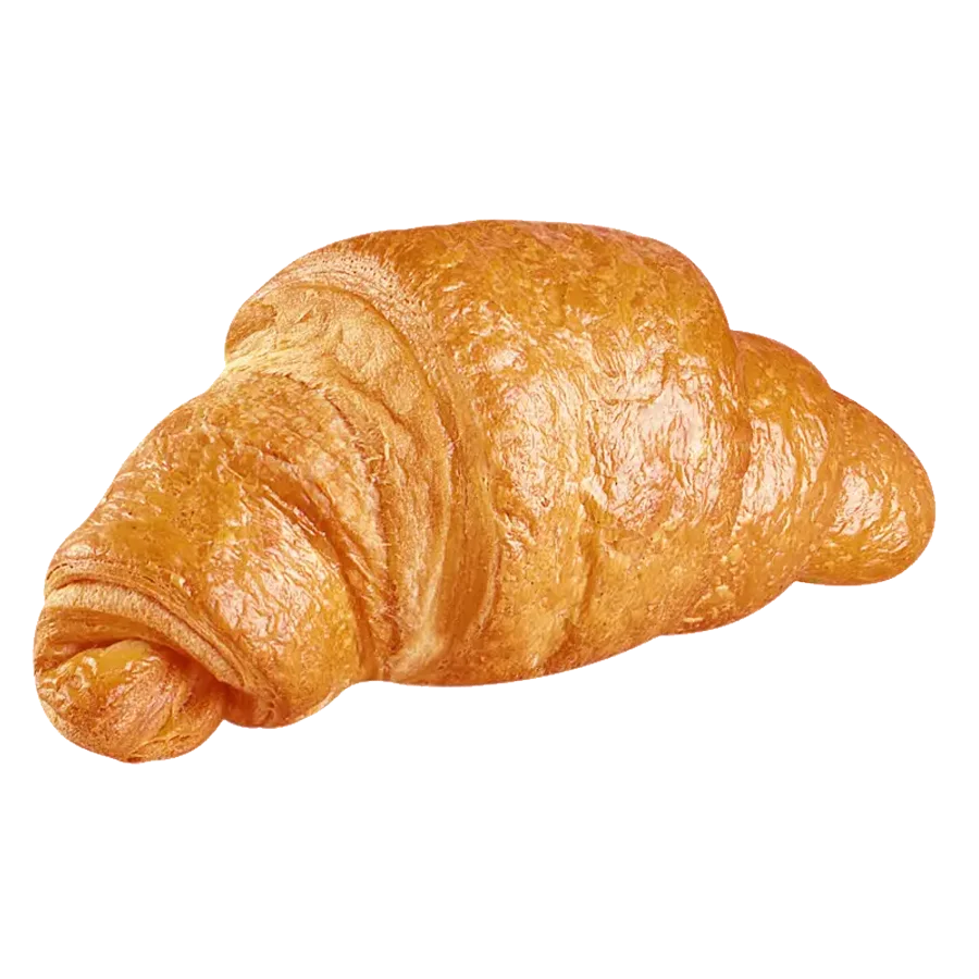 Puff with chocolate (croissant)