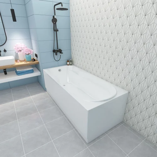 Acrylic bathtub COMFORT ZONE MAXI 180 cm